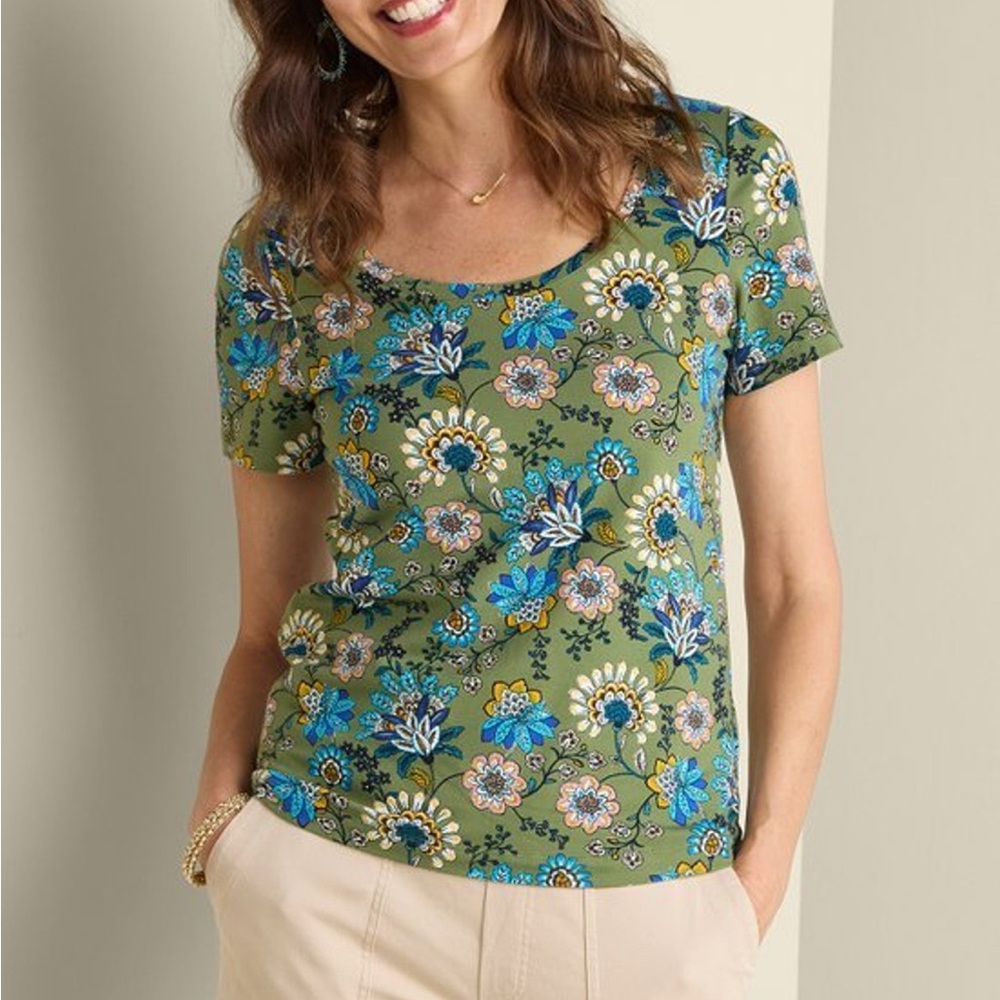 Soft Surroundings Softessential Supima Short Slee… - image 3